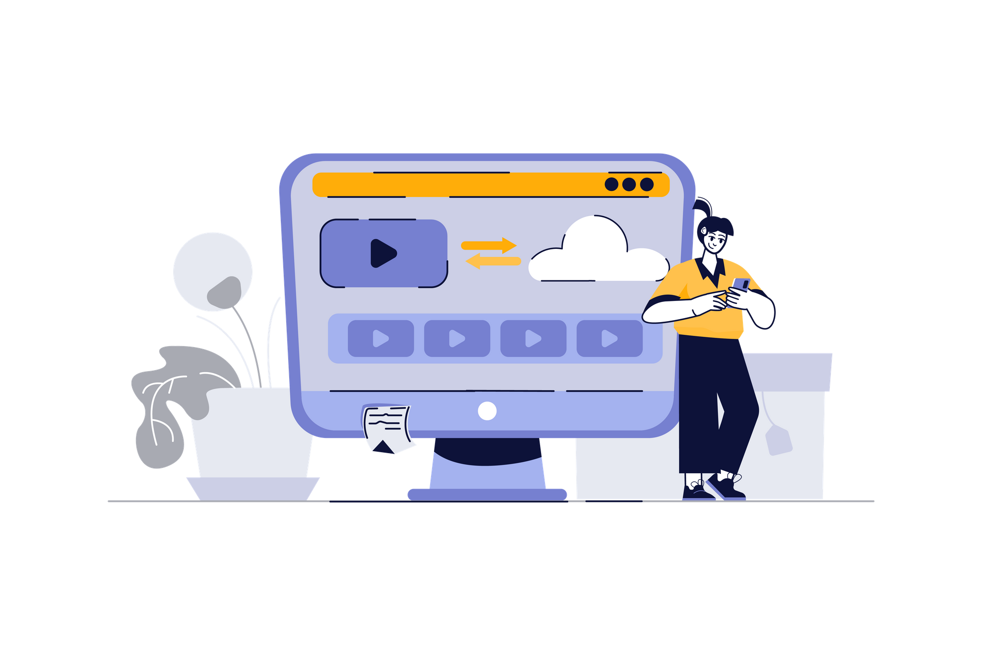 How does secure video hosting help customer education?
